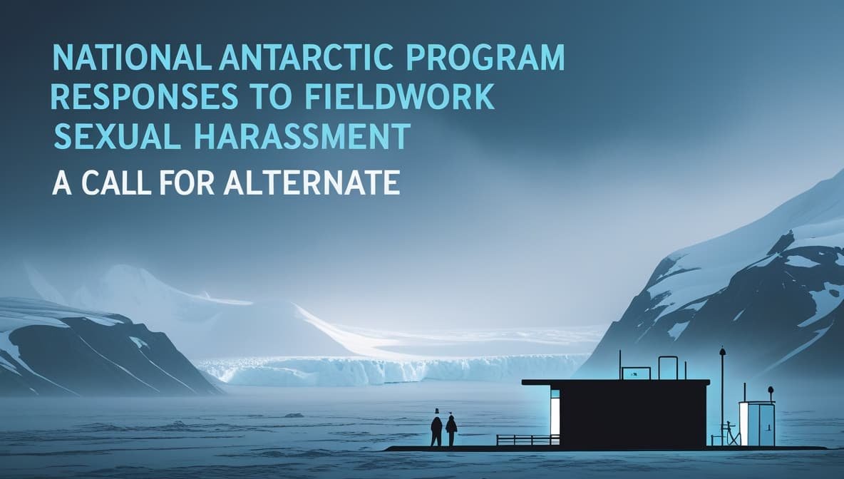 Read more about the article National Antarctic Program Responses To Fieldwork Sexual Harassment A Call For Alternate