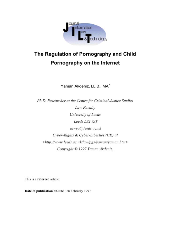 pornography laws in the united kingdom
