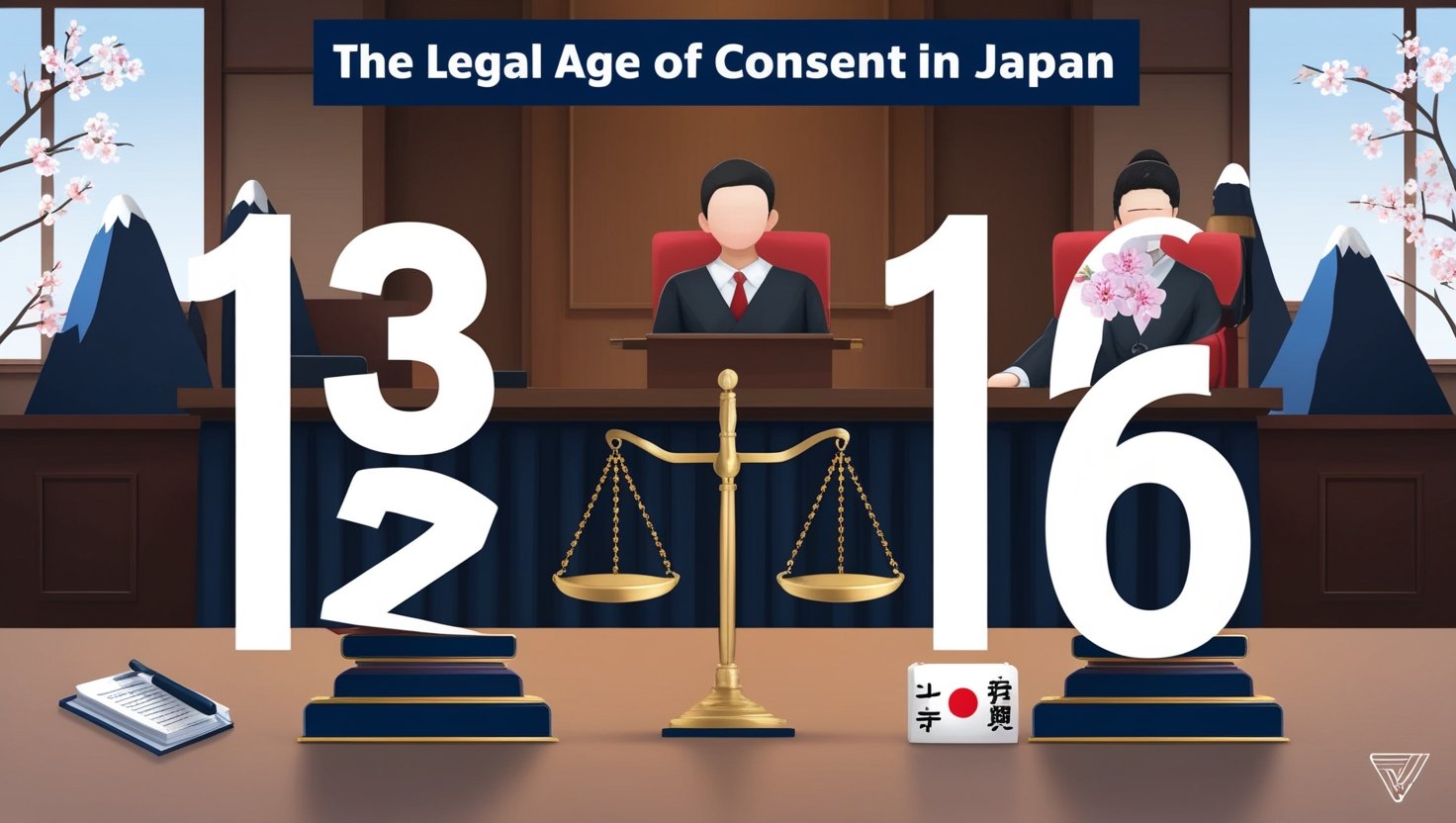 You are currently viewing The Legal Age of Consent in Japan – 13 or 16 ?